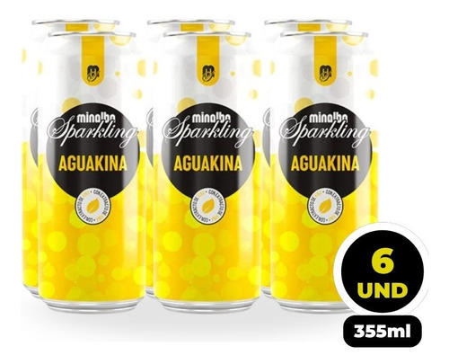 Minalba Sparkling Aguakina 355ml Pack 6und