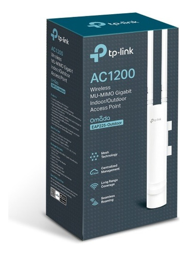 Antena Punto A Punto +15kms!! Tplink Cpe225 Doble Banda