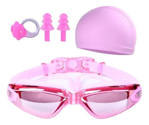 Kit De Lentes De Natación 5 En 1, Protección Uv Antivaho