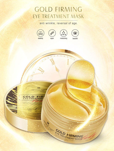 Máscara Para Ojos Golden Lady, Hidratante, Aclaradora, Circu