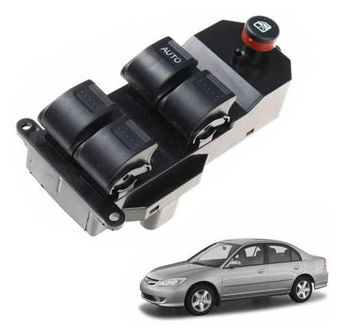 1 Control Maestro Vidrios Para Honda Civic 2001-2005 H