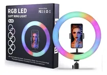 Comprar Aro Anillo De Luz Led Rgb 40cm + Tripode Tiktok, Youtube
