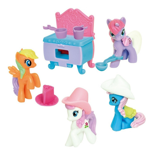 Set Muñecas The Sweet Pony Party Accesorios Ditoys Original