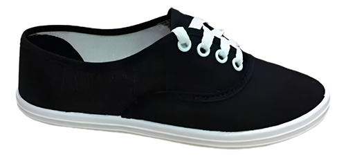 Zapatillas Nautica Wembly Lona Mujer Estilo Casual