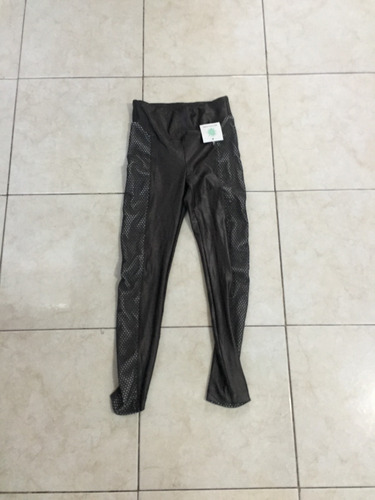 Leggins Gris Brilloso -  Marca Koral Xs