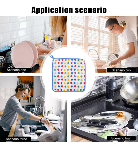 Paños De Limpieza Reutilizables Trapos De Limpieza De Cocina