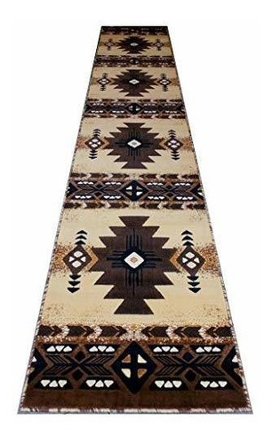 Rug Navajo Aztec Geometric Berber 2 X 3