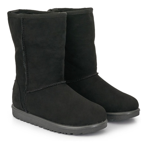 Imagen 4 de 10 de Pantubota Botita Mujer Corderito Briganti Bota Australiana