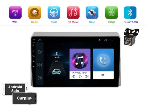 Coche Estéreo Android Para Toyota Hiace 04-21 Wifi Carplay