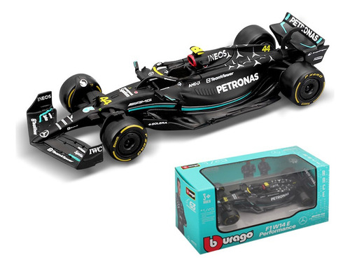 Bburago 2023 W14 44 #hamilton 1:43 Mercedes-benz Amg F1 Mode