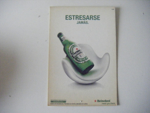 Postal Retro Cerveza Heineken 