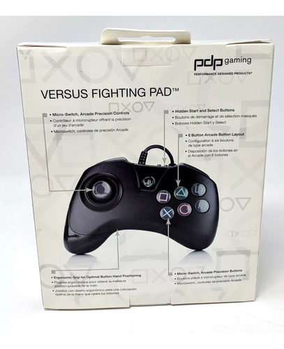 Control Alambrico Pdp Versus Fighting Pad Compatible Ps3 (Reacondicionado)