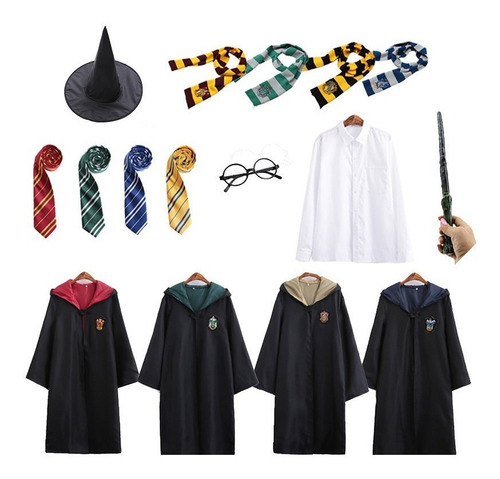 7 Unidades De Ropa De Harry Potter Para Cosplay, Uniforme Es