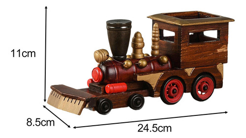 Elegante Modelo De Tren De Madera Para Decoración De C