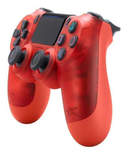Imagen 2 de 3 de Control joystick inalámbrico Sony PlayStation Dualshock 4 red crystal