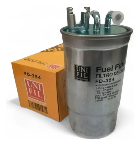 Filtro Diesel Jetta A4 Golf Passat 1.9 Tdi 1j0127399a Fd-354
