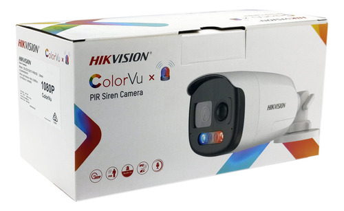 Camara Hikvision DS-2CE12DF3T-PIRXOS Sirena Audio ColorVu