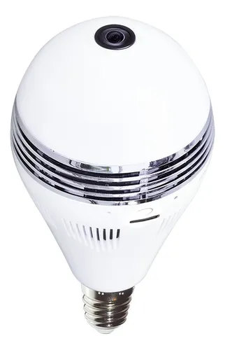 Cámara De Seguridad Lampara Led Smart Camara 360º Wifi 3wts