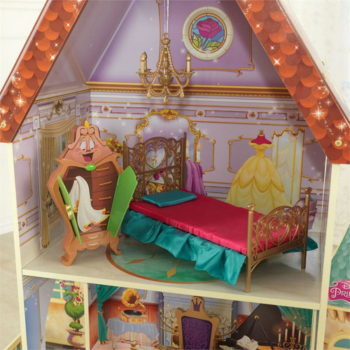 Disney Belle Enchanted Dollhouse - Casa De Bella Y La Bestia