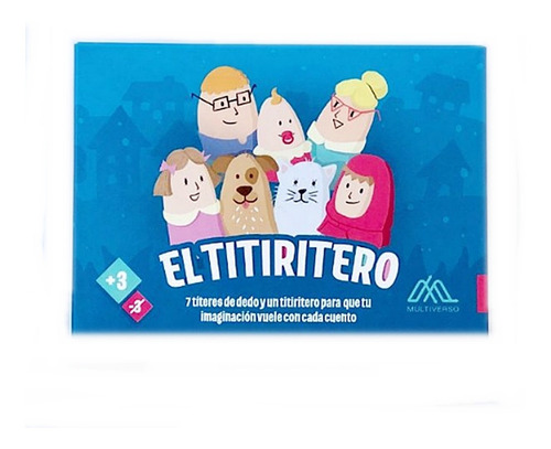 Imagen 1 de 5 de El Titiritero Titeres De Dedo Armar Historias Y Escenarios