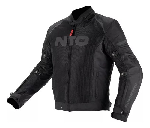 Campera Moto Cordura Nto Fusion Evo Black-allmotors-