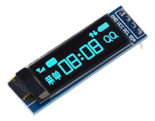 Display Oled 128x32 Pixel 0.91 Polegadas 4 Pinos I2c