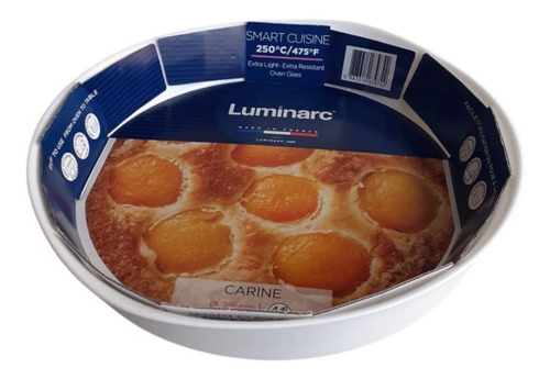 Tartera Carine Luminarc Vidrio Templado Fuente Smart Cuisine