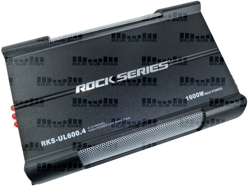 Imagen 1 de 5 de Amplificador Rock Series  Rks Ul600.4  4 Chs Clase Ab 1600w 