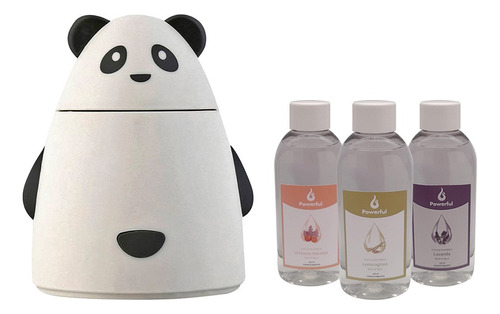 Humidificador Ultrasónico Panda Usb Infantil +3 Esencias 125