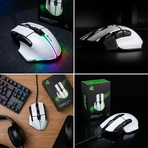 Mouse Gamer Usb 7200dpi Rbg Ergonômico Kp-mu014 Alta Qualide