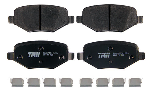 Balatas Tras. P/ Ford Explorer Xlt 2011 2012 3.5 V6 Dohc Trw