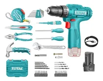 Comprar Atornillador 12v + Kit Herramientas 89pz Total Thkthp10892 Color Turquesa Frecuencia 50 60hz