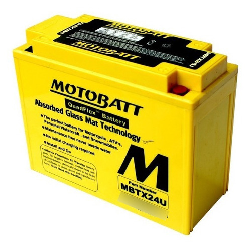 Bateria Motobatt Quadflex 12v 25 Ah Mbtx24u 12n18-3 Ytx24hl