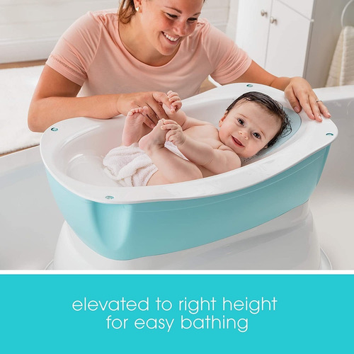 Imagen 4 de 10 de Bañera Tina Para Bebé Summer Infant Right Height Con Soporte