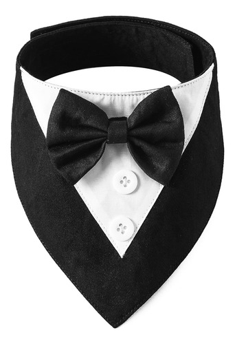Bandana De Boda Con Forma De Esmoquin Para Perro, Modelo Ado