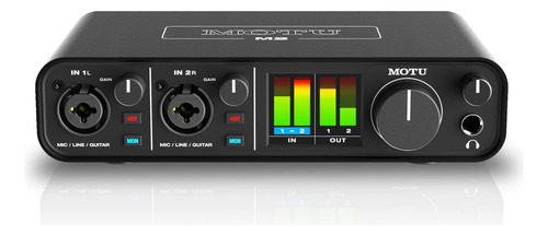 Interfaz De Audio Motu M2 2x2 Usb-c Con Ess Sabre32 Ultra Da