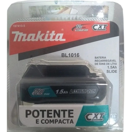 Bateria 12v 1.5ah Cxt Max Litio Bl1016 Makita