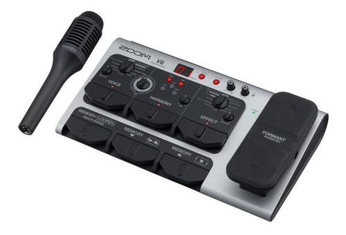 Zoom V6 Vocal Processor Pedaleira Com Módulo De Efeitos Voz