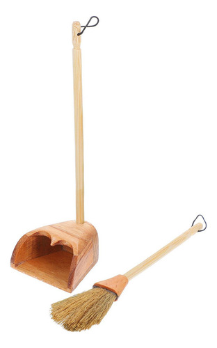 Nuevo Casa De Muñecas Escoba Pequeña Modelo Foto Prop Micro