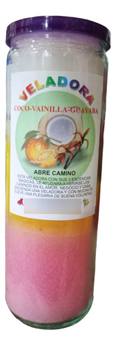 Veladora Abre Caminos Aroma Coco-vainilla