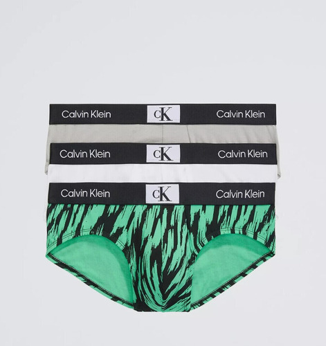 Hip Brief  Calvin Klein 3 Pack Cotton 100% Original Talla M