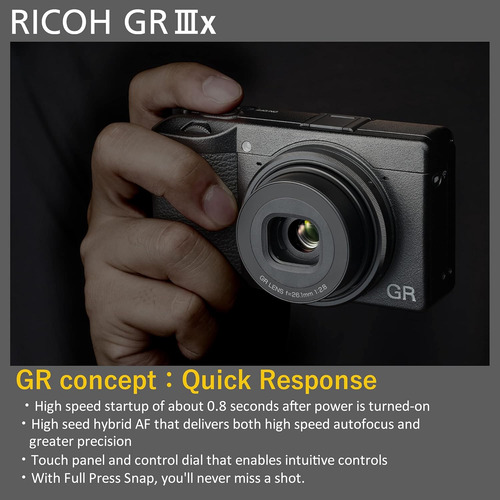 Ricoh Gr Iiix, Negro, Cámara Compacta Digital Con Sensor