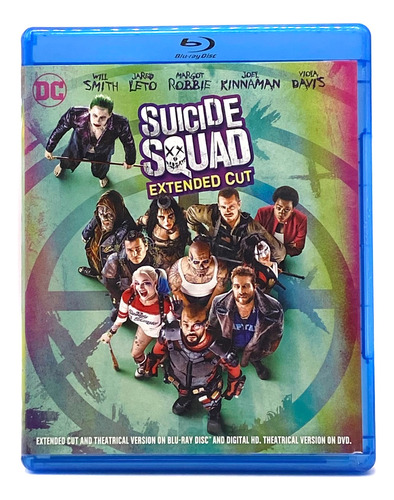 Blu-ray + Dvd Suicide Squad ( Escuadrón Suicida) / Dc Comics