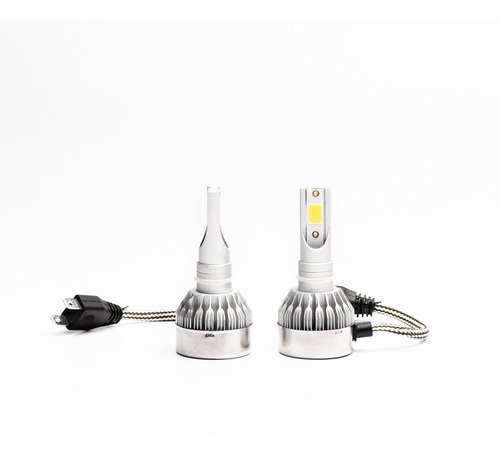 Kit Cree Led H4 H11 H7 H1 H3 Hb4 9006 H16 + 2 Led T10 Autos