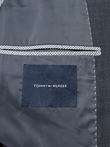 Saco Blazer Para Hombre Talla 36s Tommy Hilfiger Gris Gris 36s (Usado)