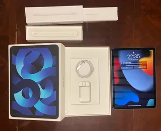 10.9 Inch iPad Air 256gb Azul + Apple Pencil 2da Generación