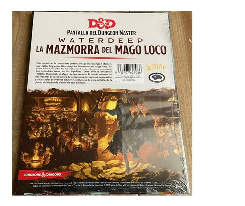 D&d La Mazmorra Del Mago Loco Pantalla Del Dungeon Master 