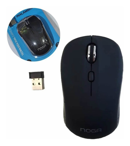 Mouse Inalambrico Dual 2.4 Bluetooth Noga Ngm-20 Cba