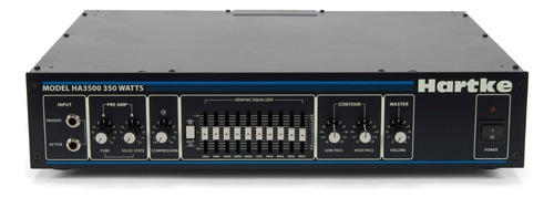 Amplificador De Bajo Hartke Systems Ha3500 Cabezal 350 Watts