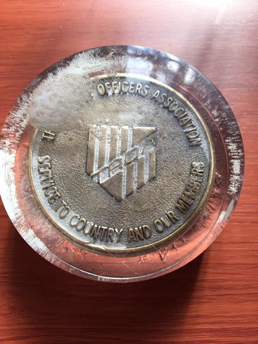 Imagen 2 de 3 de Antigua Medalla De Bronce En Silicona Oficiales 1929